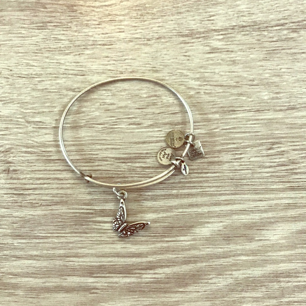 Alex and Ani butterfly Bangle
